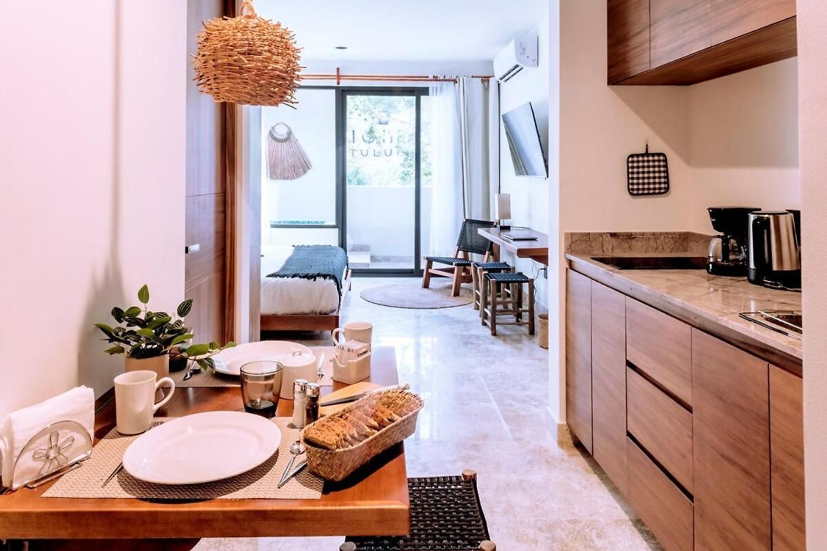 Akua Reserve En Aldea Zama Vigilancia, Wifi, Alberca Apartamento Tulum
