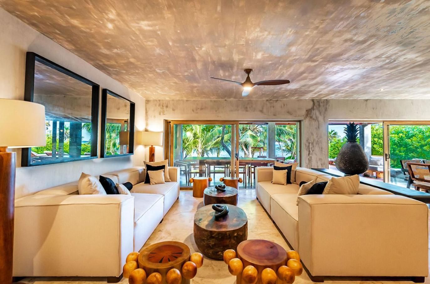Beachfront Tankah 3 For 18 Guests! Tulum
