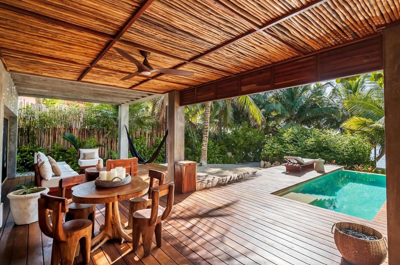 Villa Beachfront Tankah 3 For 18 Guests! *