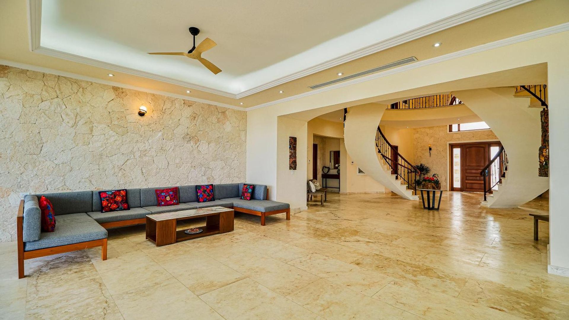 Villa Luxury 7 Bedroom Oceanfront Villa At Hacienda Tankah With Infinity Pool & Premium Hospitality *