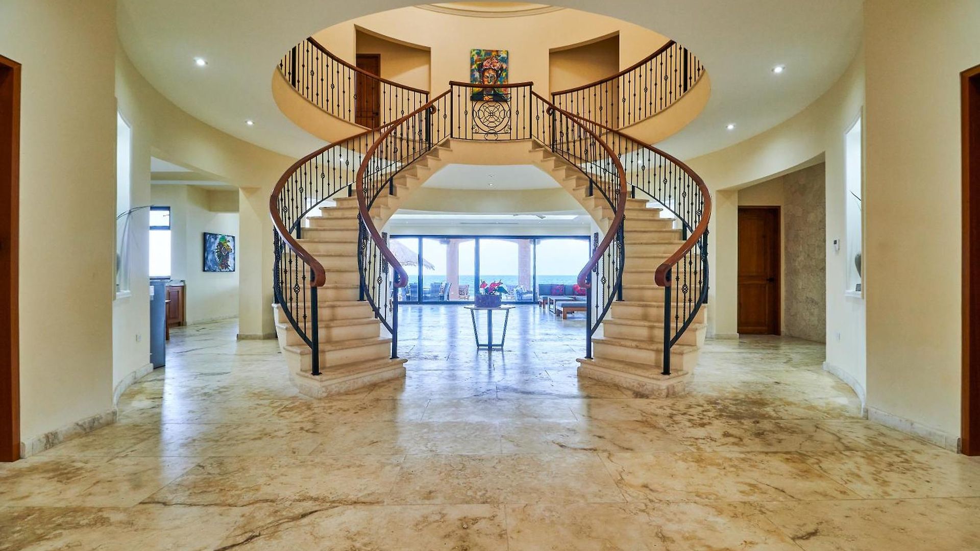 Luxury 7 Bedroom Oceanfront Villa At Hacienda Tankah With Infinity Pool & Premium Hospitality
