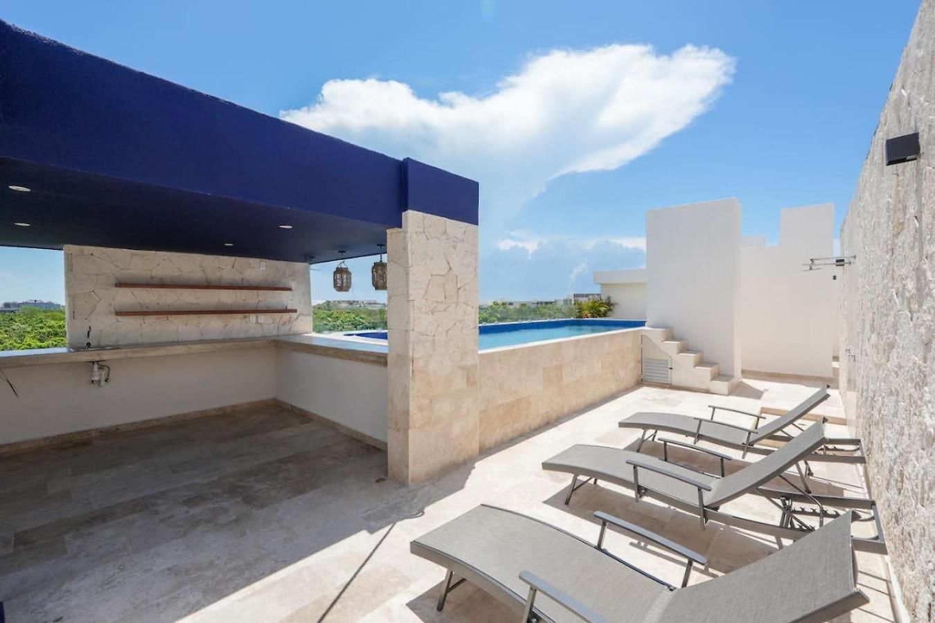 Lux 2br Penthouse W Private Plunge Pool Aldea Zama *