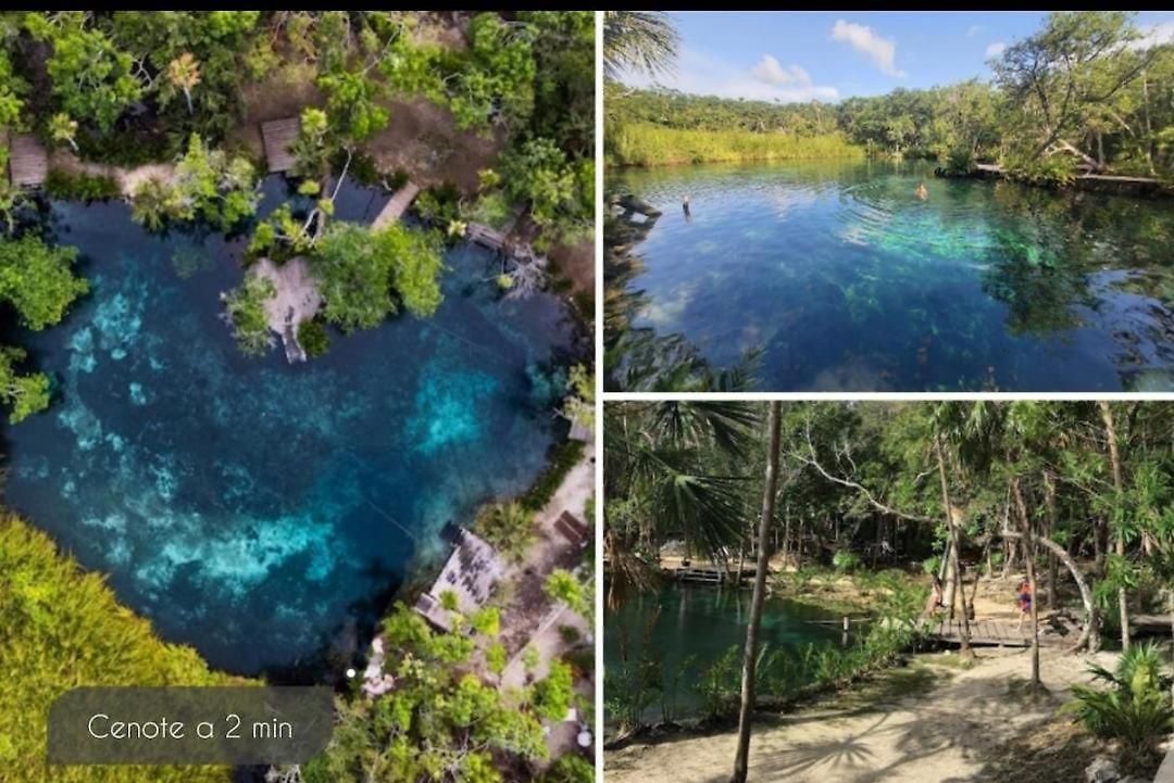 Al Lado De Zamna, Cenotes, Alberca, 2 Rec, Cerca De Aeropuerto, Playa 15 Min Tulum