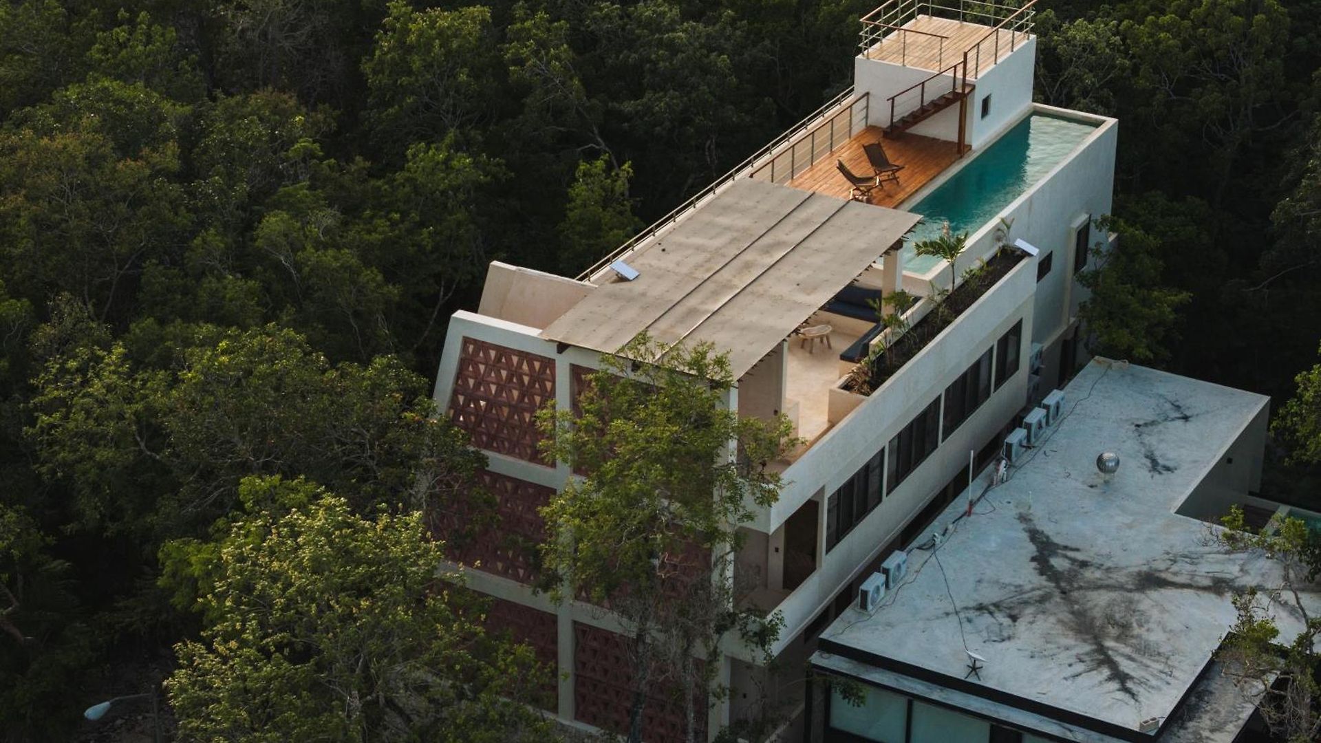 Retreat For 10 With Rooftop Pool And Panoramic Views Tulum