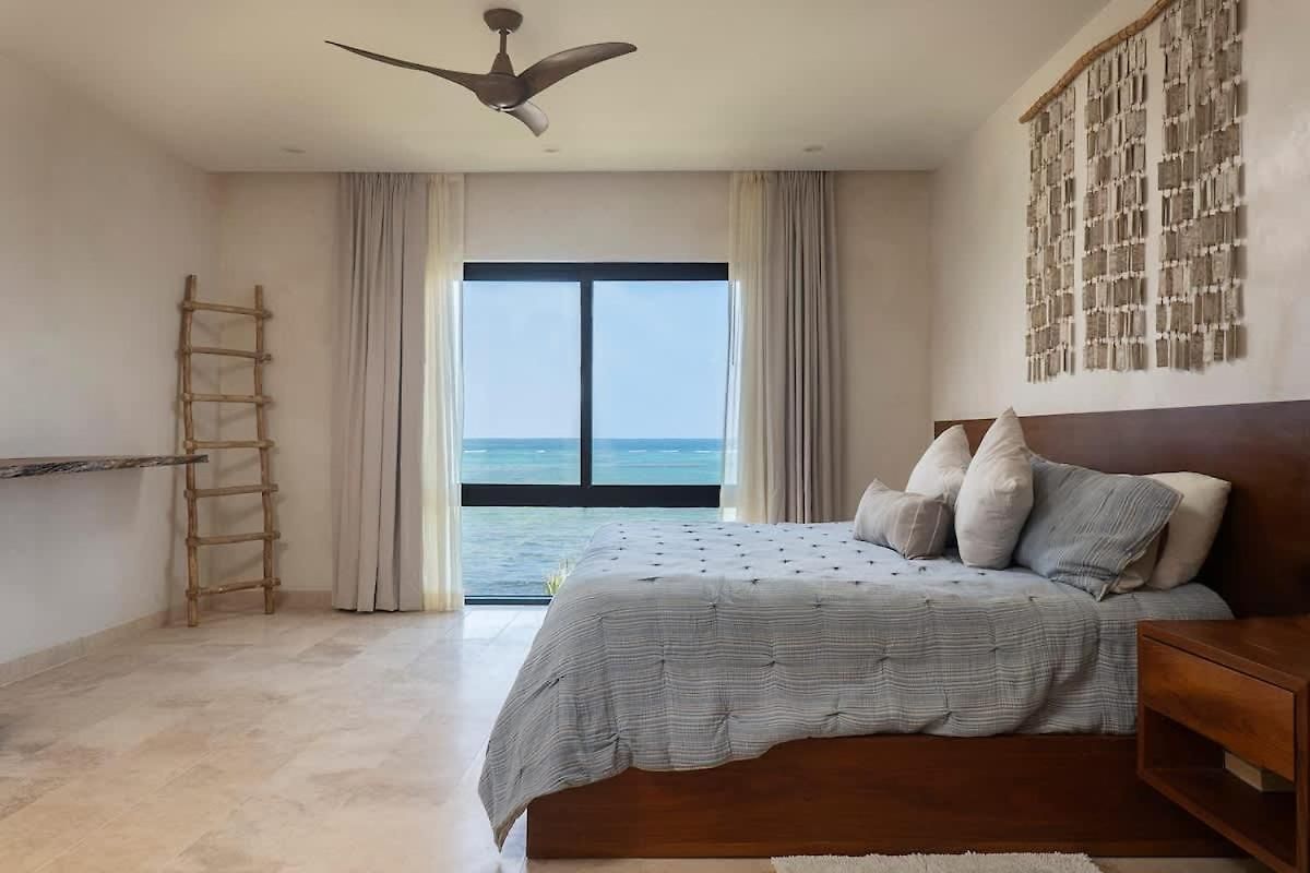 3br Beachfront With Private Rooftop At Tankah Bay Apartment Tulum