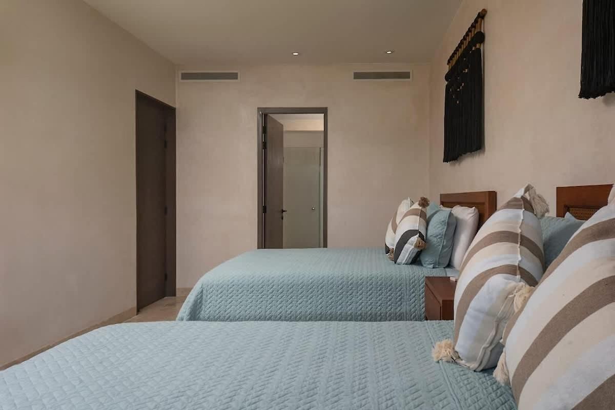 Apartment 3br Beachfront With Private Rooftop At Tankah Bay Tulum