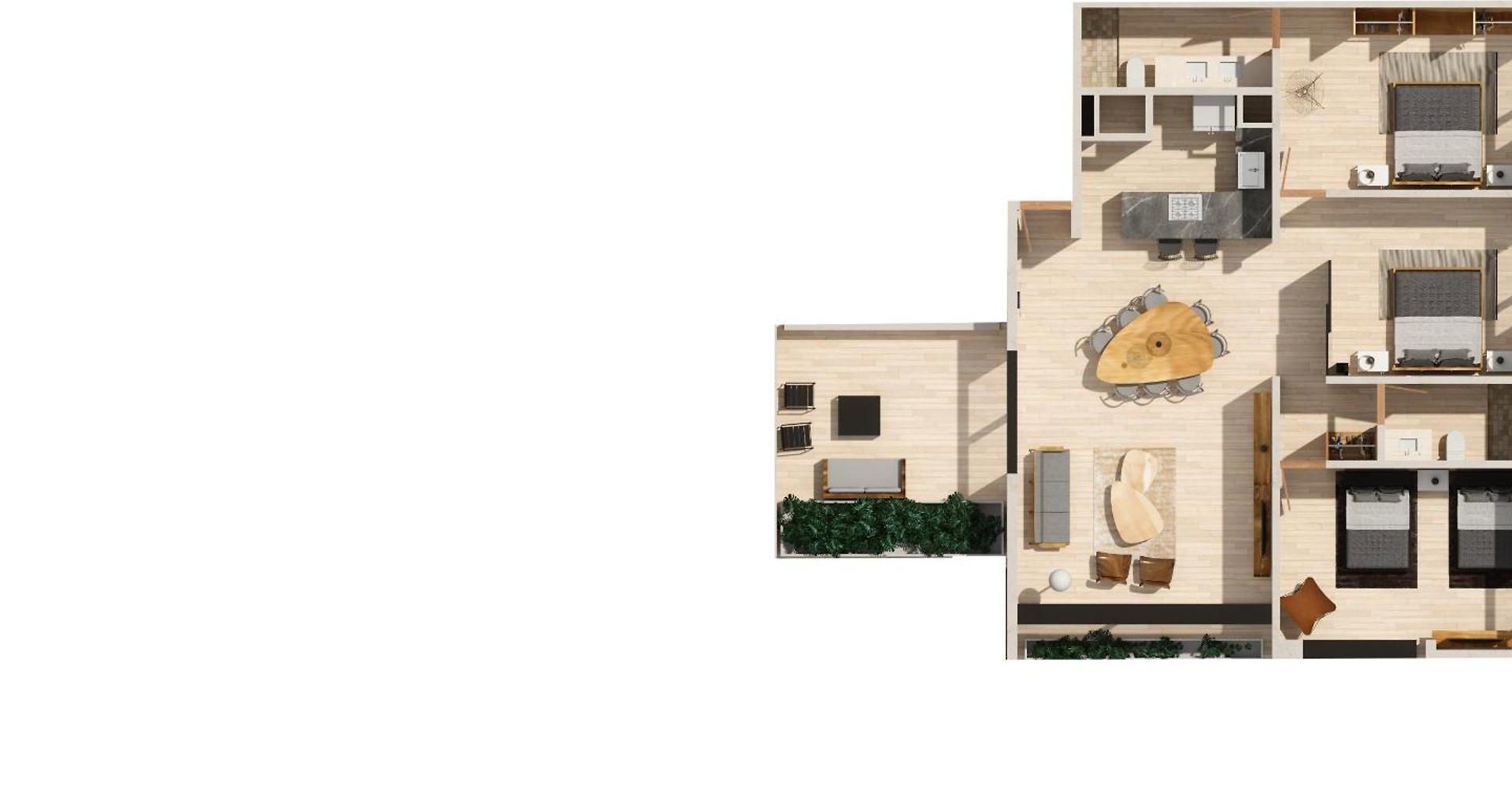 308-303 Beautiful With 3 Bedrooms Apartment *