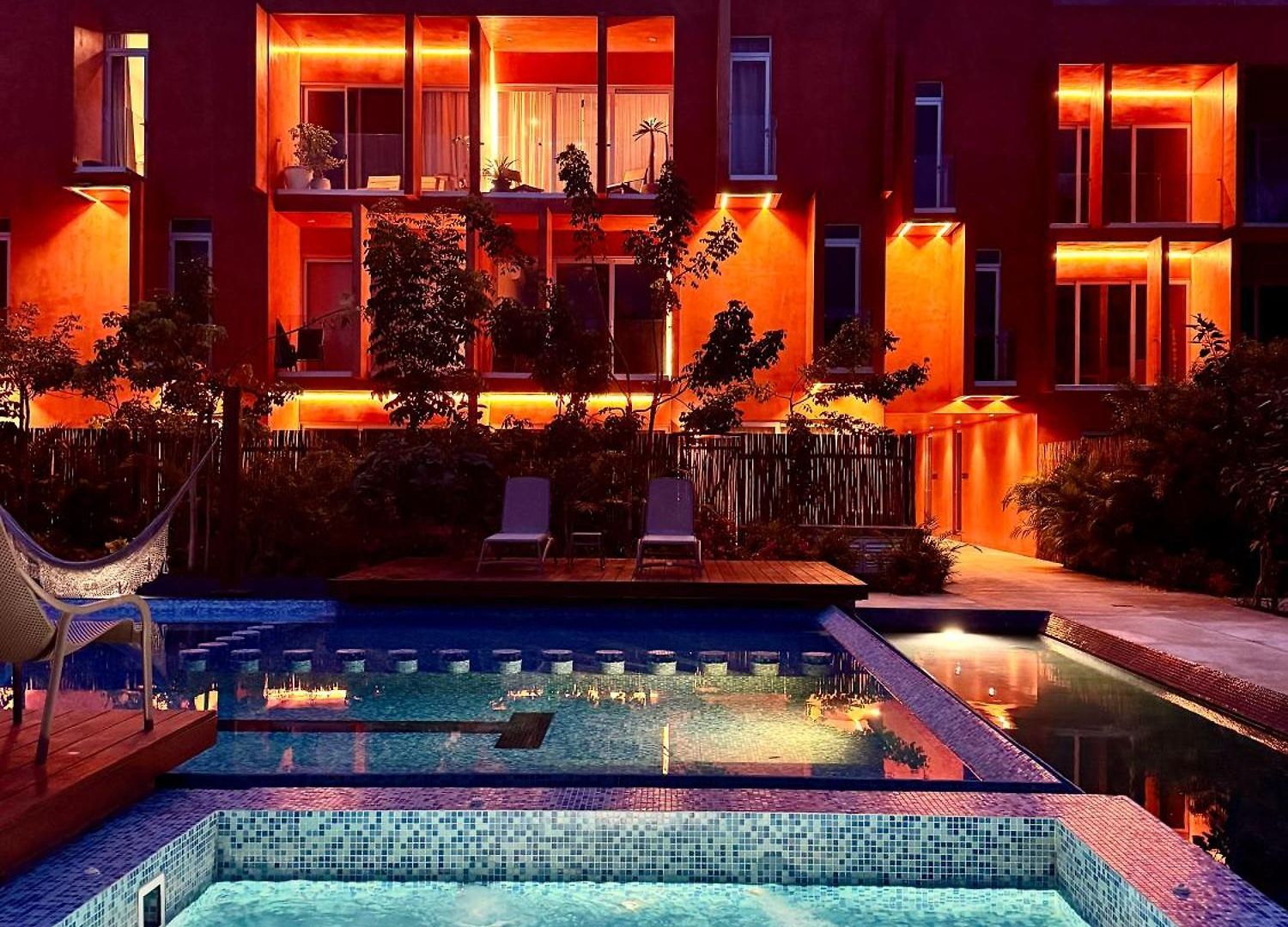 3br En Aldea Zama-roof Top-2 Pool-fast Wifi-gym Apartment Tulum