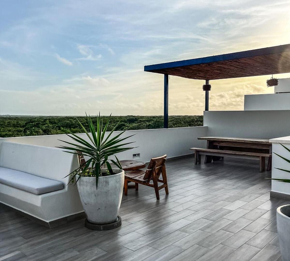 15 Min Walking Near Of Beach, Private Pool, 1 Bed, 1 Sofacama, 1 Inflatable * Tulum