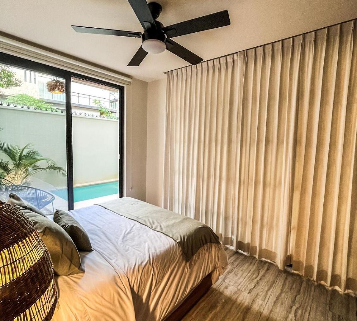 15 Min Walking Near Of Beach, Private Pool, 1 Bed, 1 Sofacama, 1 Inflatable Apartamento *