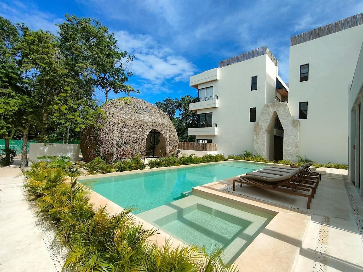 Tropical Escape In A Cozy Paam Cheel Apartamento