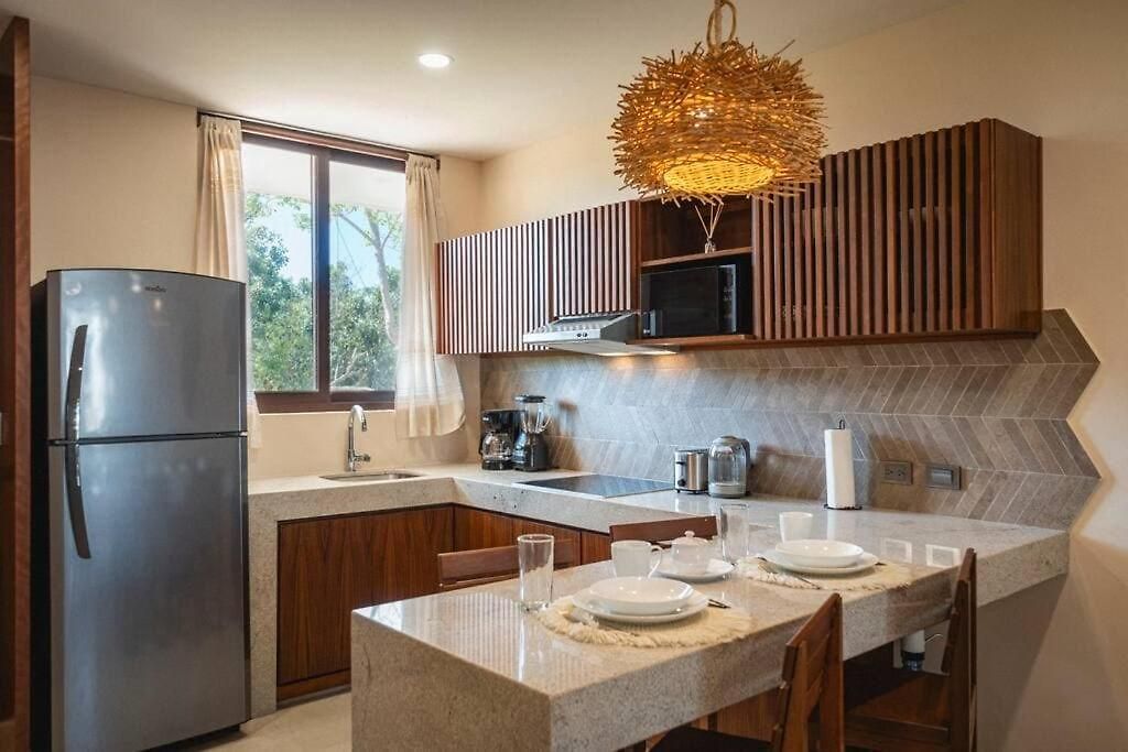 Getaway - 1br With 2 Queen Beds Pool Office Area & Gym Tulum
