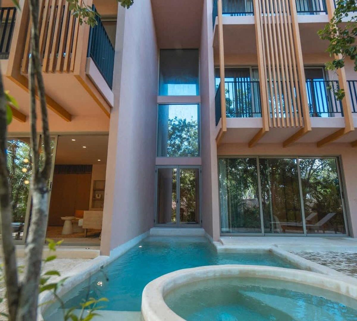 Apartment Aflora Townhouse Style - 3br Garden With Private Pool & Huge Common Pool Tulum