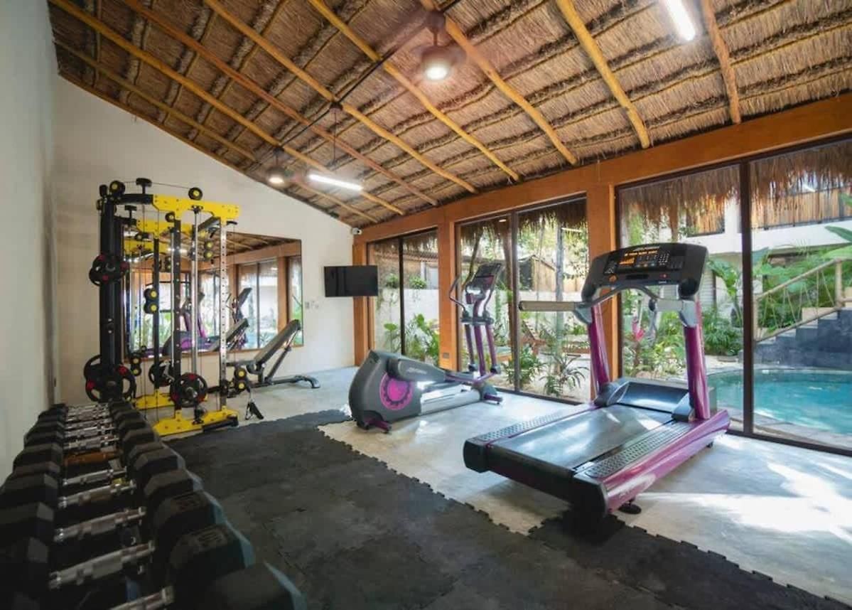Getaway - 1br With 2 Queen Beds Pool Office Area & Gym Tulum