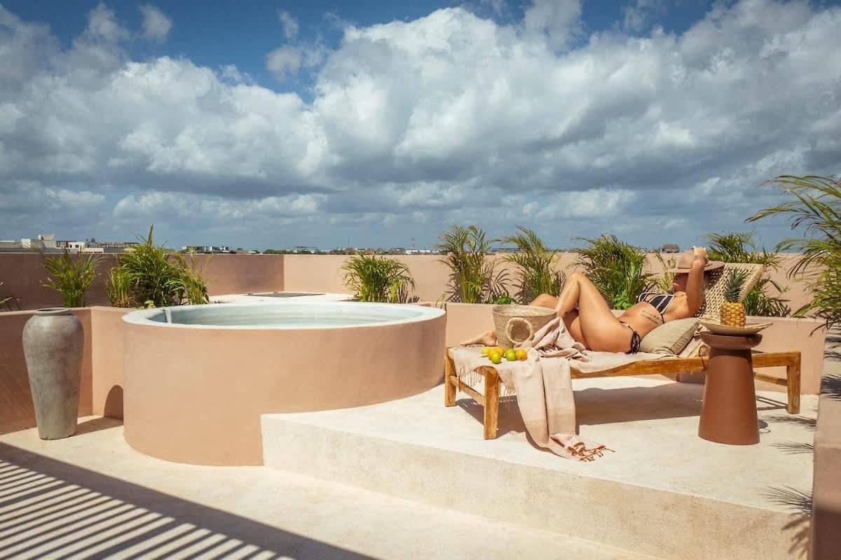 Apartment Aldea Zama Luxury Penthouse - Private Rooftop Pool & Parking