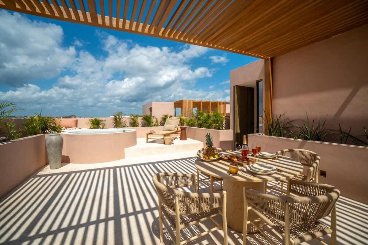 Apartment Aldea Zama Luxury Penthouse - Private Rooftop Pool & Parking Tulum