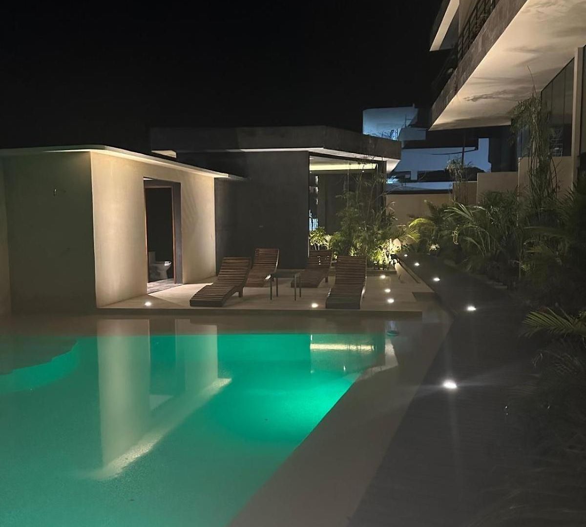 Close To The Quiet Modern Laundry Roof Pool Apartment Tulum