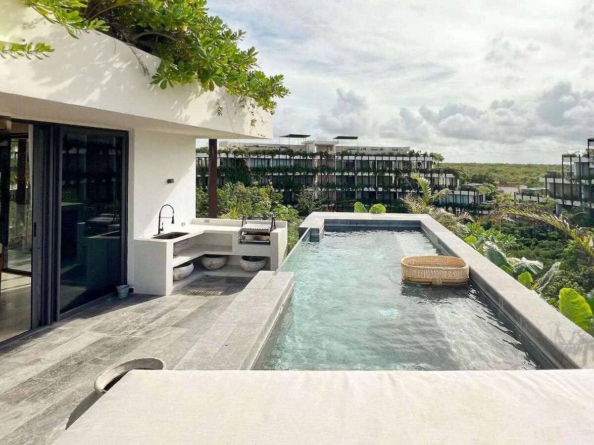 Ph De Lujo, Piscina Privada, 5 Min Playa, Vista 360 * Tulum