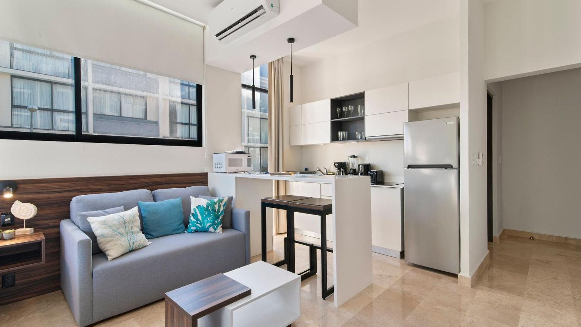 Apartamento Nuevo Estudio Con Terraza Totalmente Equipado Aldea Zama