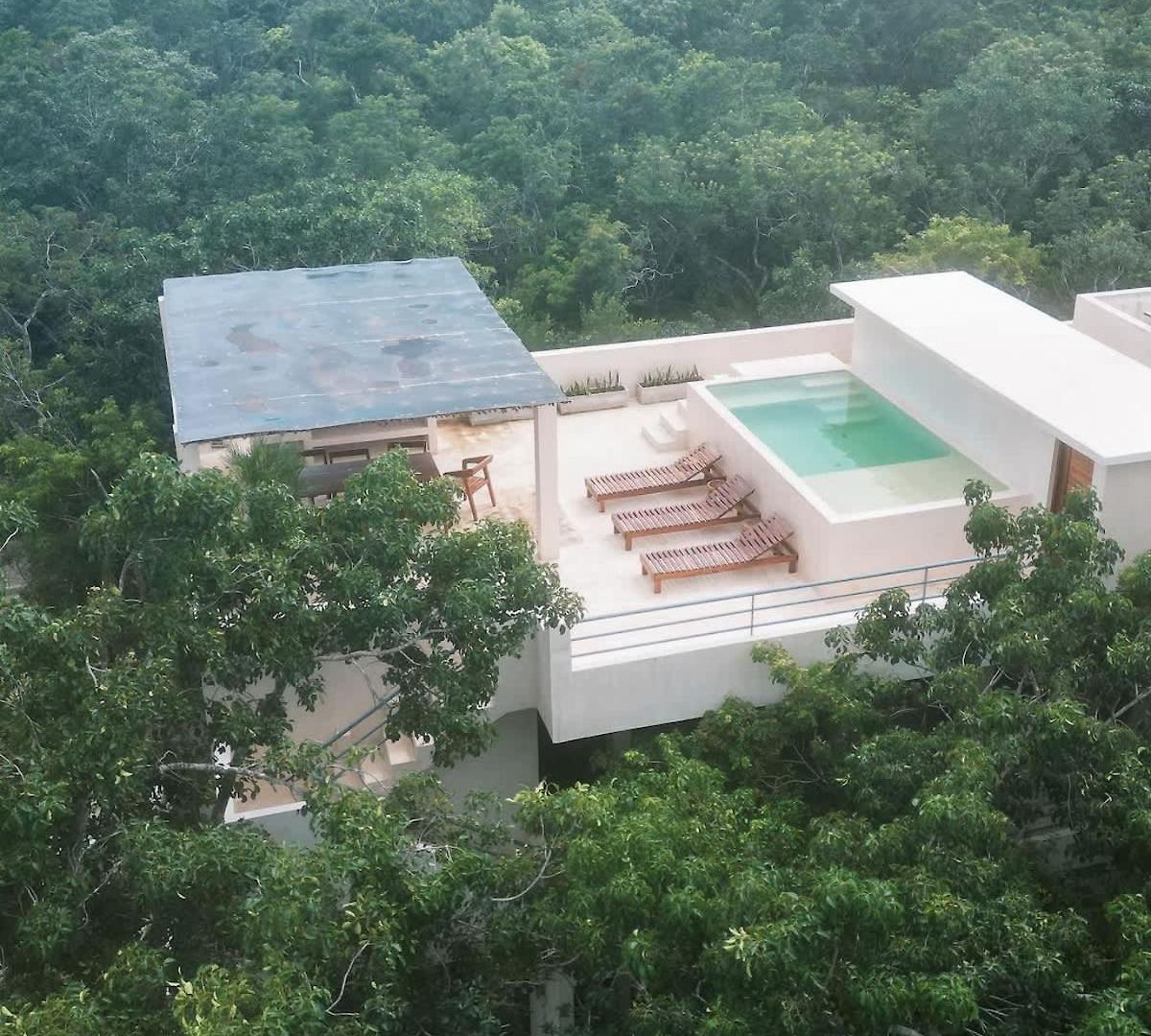 Elegant 3br Penthouse Haven With Private Rooftop Pool & Jungle Views Tulum