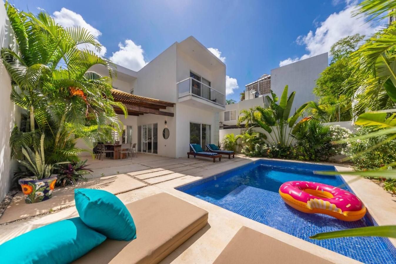 Casa Kinam Chic 4br W Pool In La Veleta Tulum