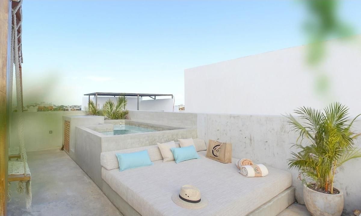 Moonsand Boho Chic Penthouse Pool & Roof Apartment Tulum