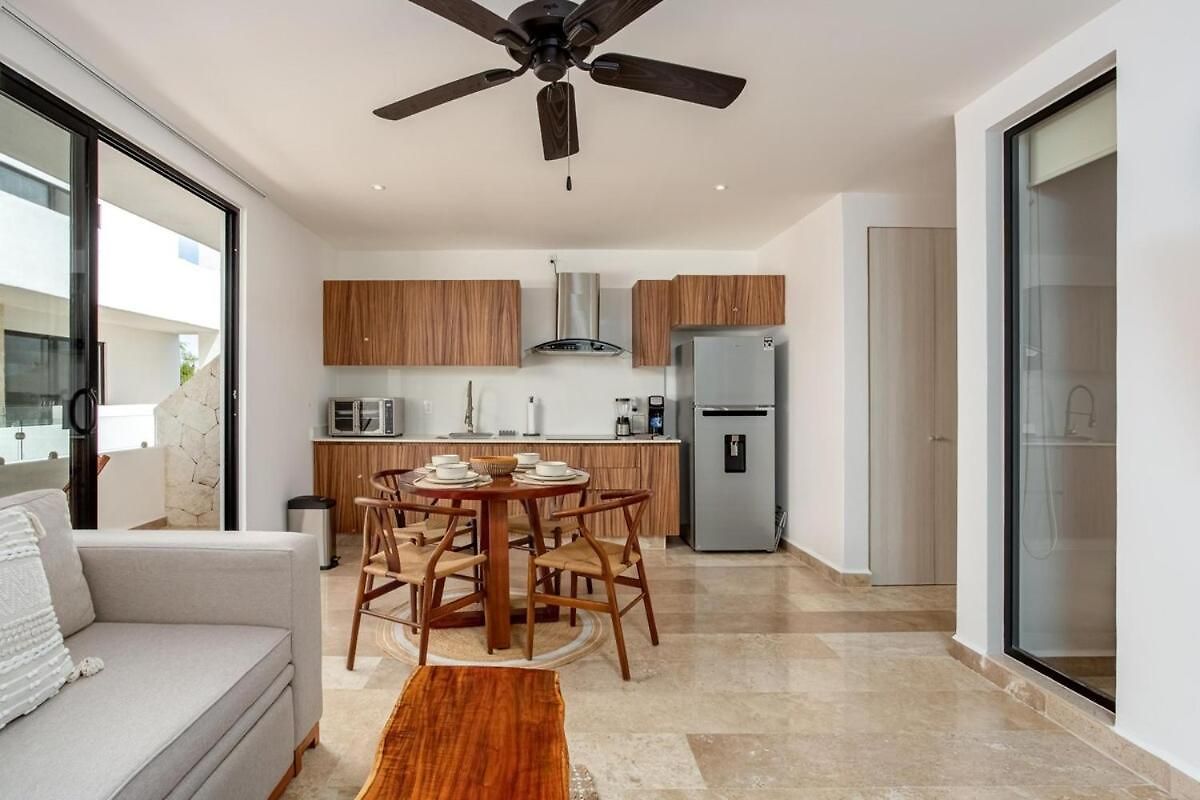 Modern With Pool In Tulum, 1 Bedroom Apartamento *