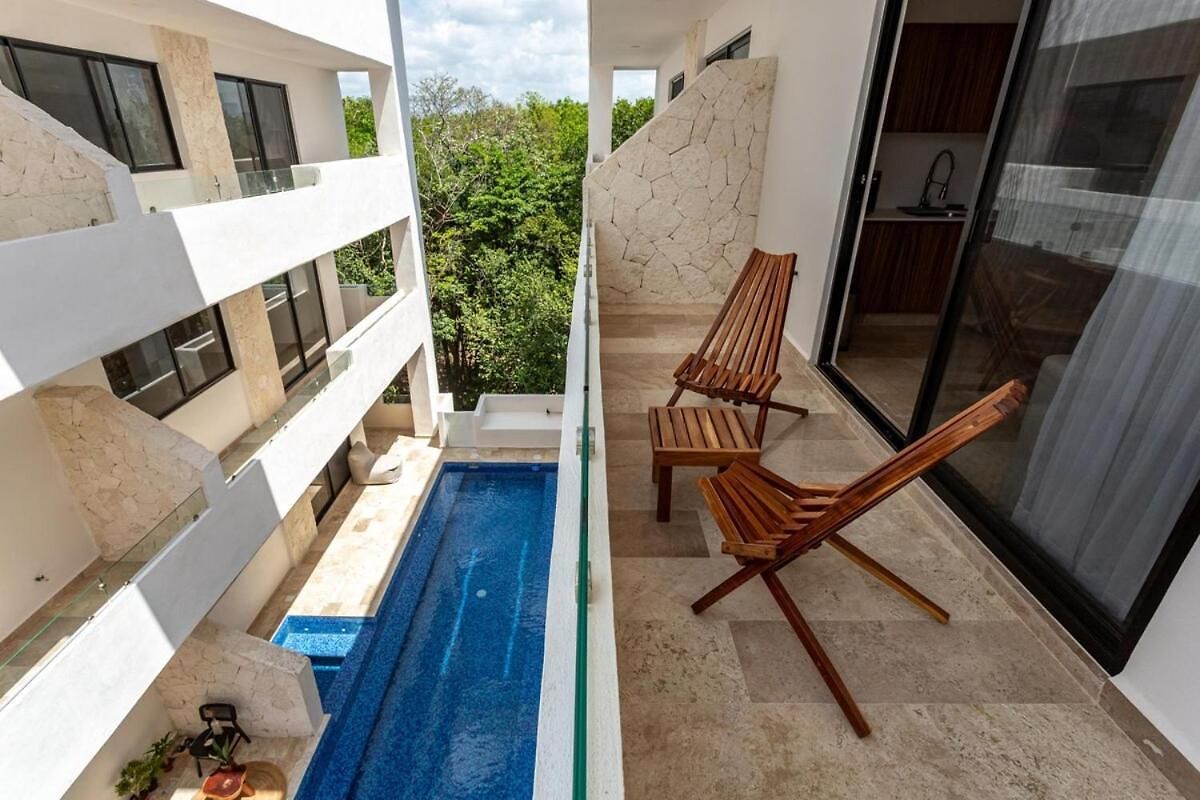 Modern With Pool In Tulum, 1 Bedroom