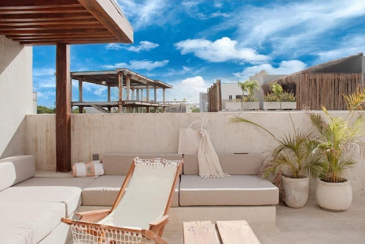 Moonsand Boho Chic Penthouse Pool & Roof Apartment Tulum