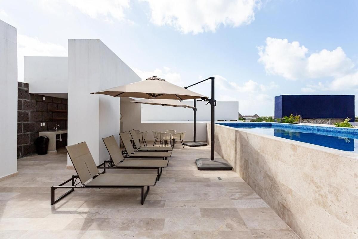 Modern With Pool In Tulum, 1 Bedroom Apartamento Tulum