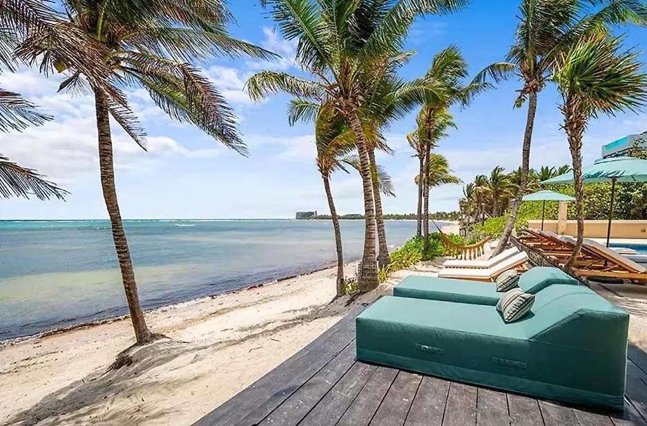 Beachfront Hacienda Soliman Bay Villa