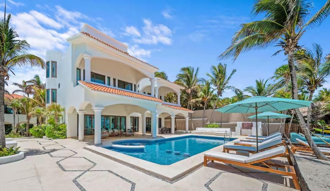 Villa Beachfront Hacienda Soliman Bay Tulum