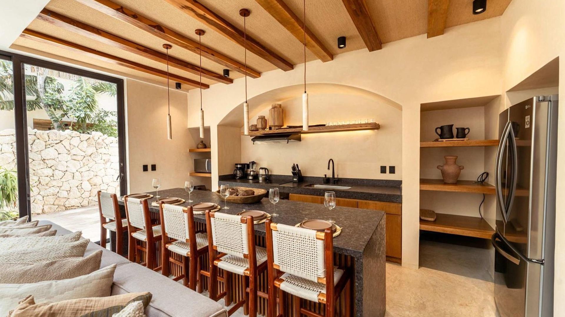 Chic 3br - 2 Pools With Rooftop Pool Modern Boho Design Villa Tulum