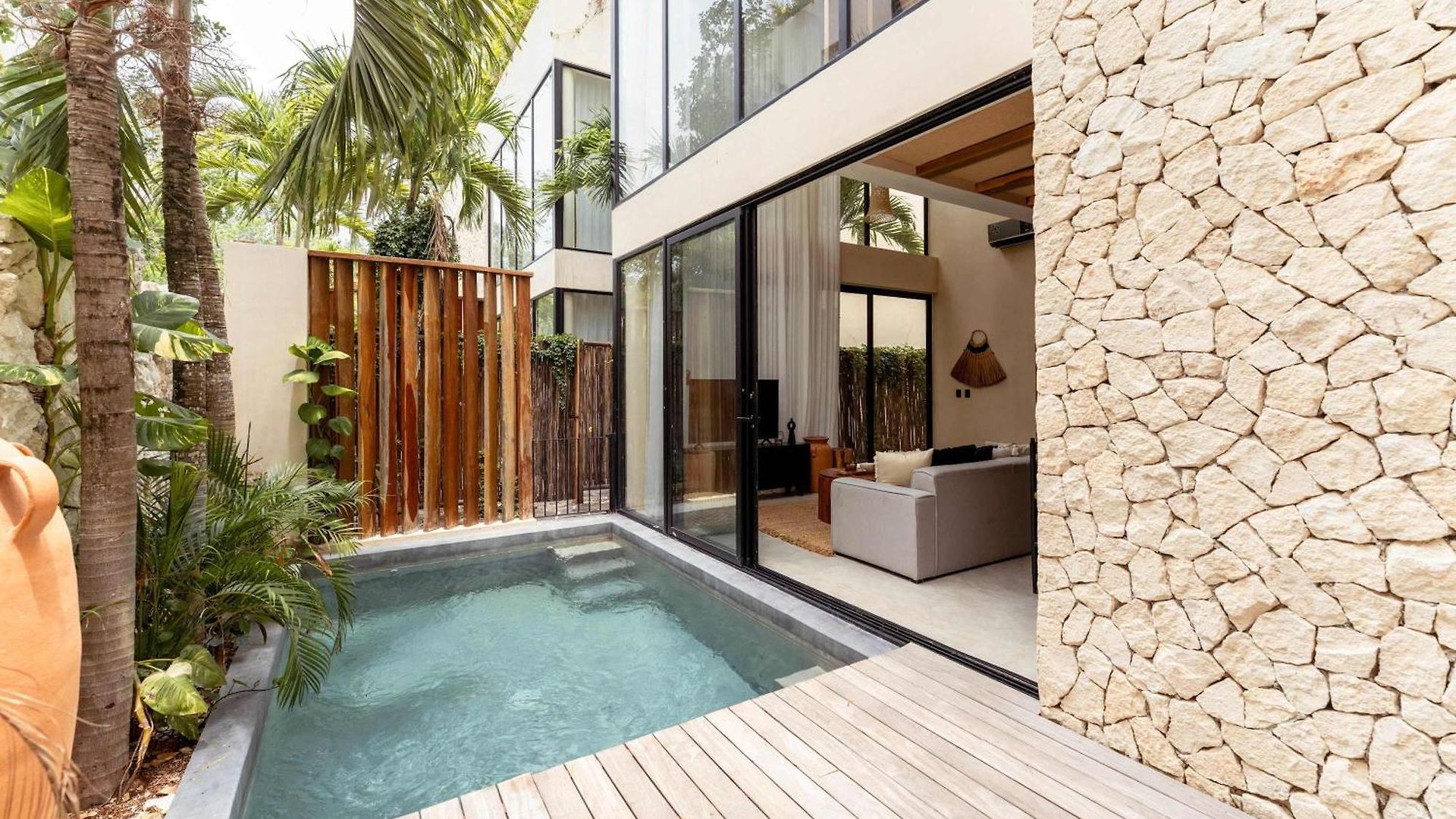Luxe 3br - Two Private Pools Including Rooftop Modern Boho Style * Tulum