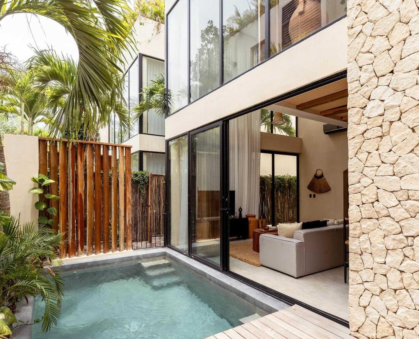Villa Luxe 3br - Two Private Pools Including Rooftop Modern Boho Style *