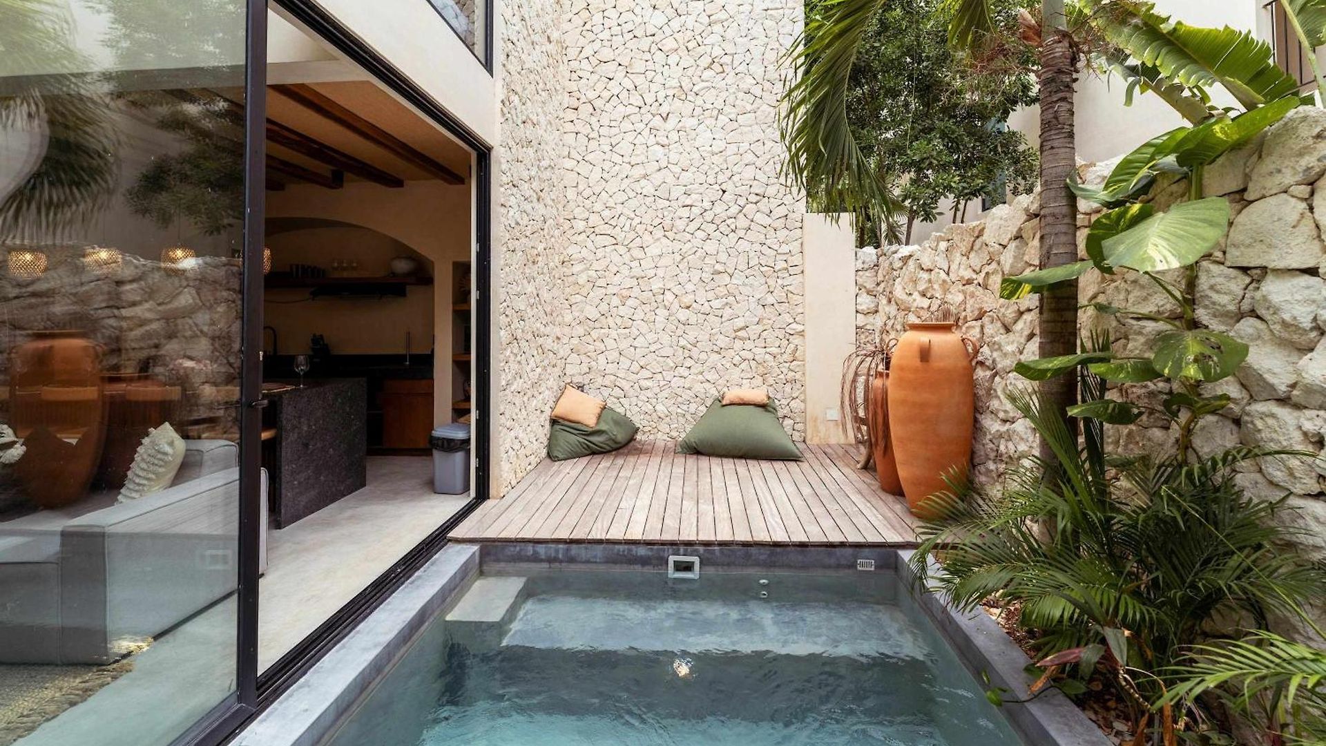 Villa Luxe 3br - Two Private Pools Including Rooftop Modern Boho Style Tulum