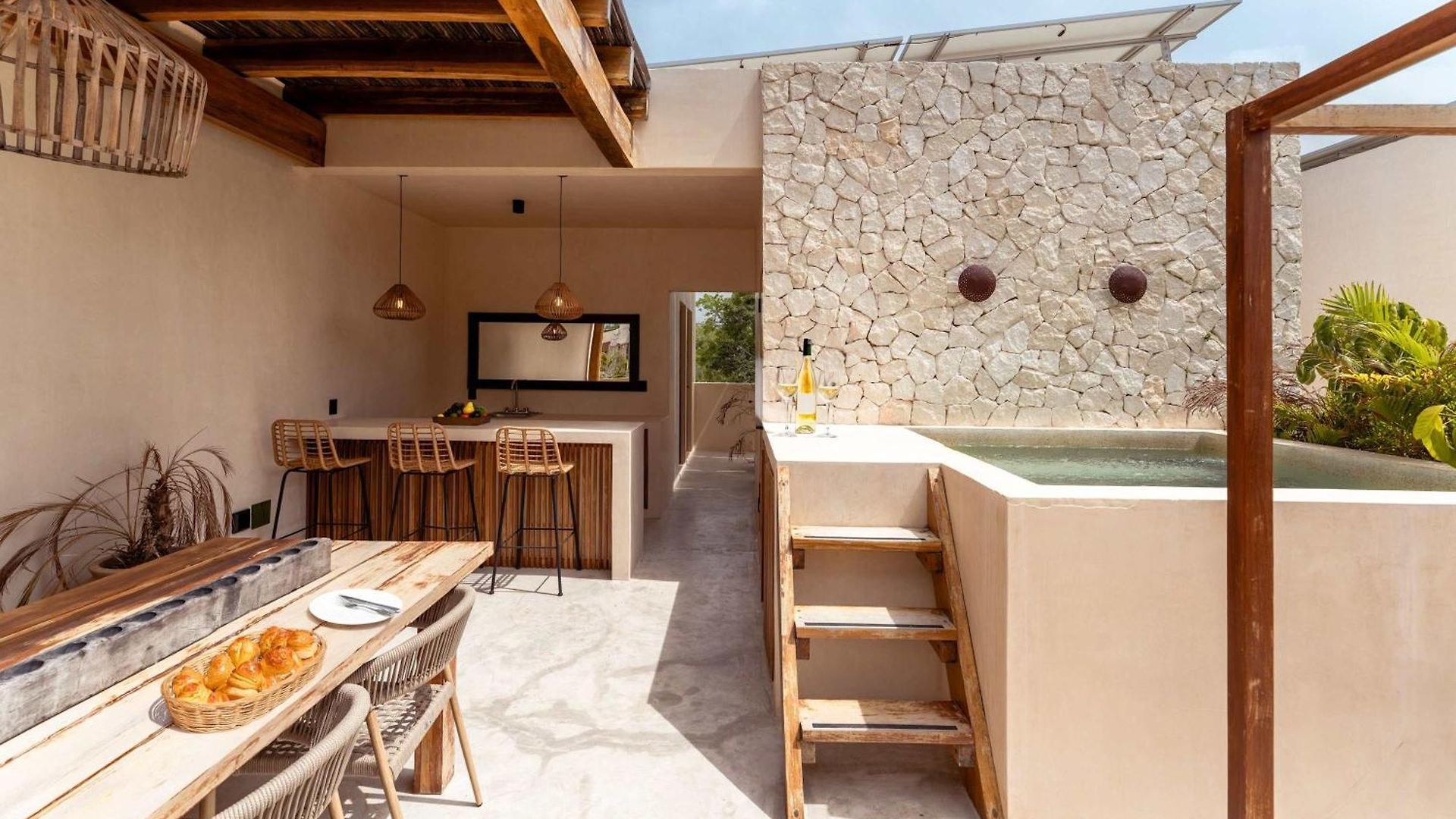 Villa Chic 3br - 2 Pools With Rooftop Pool Modern Boho Design Tulum