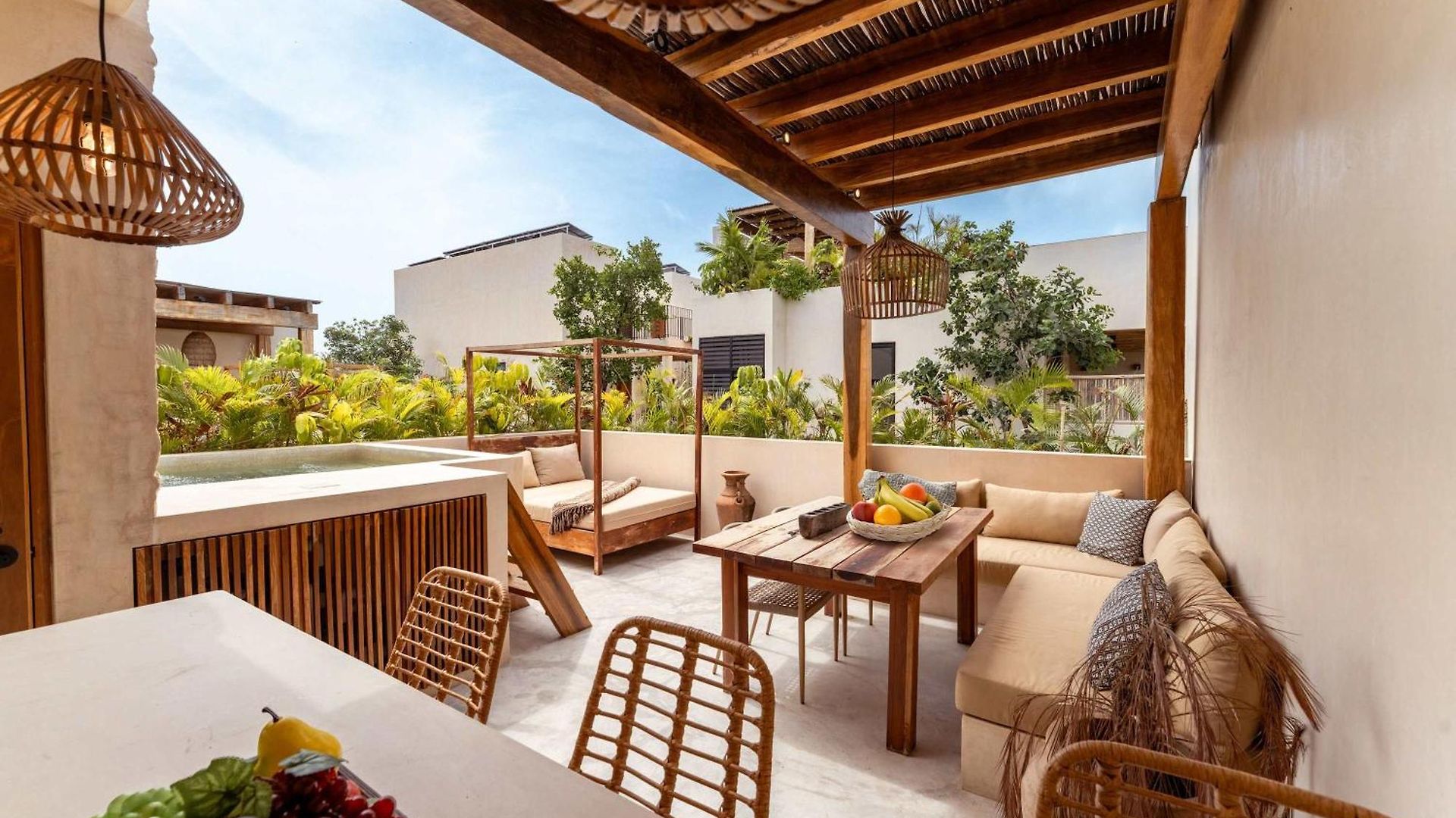 Villa Chic 3br - 2 Pools With Rooftop Pool Modern Boho Design