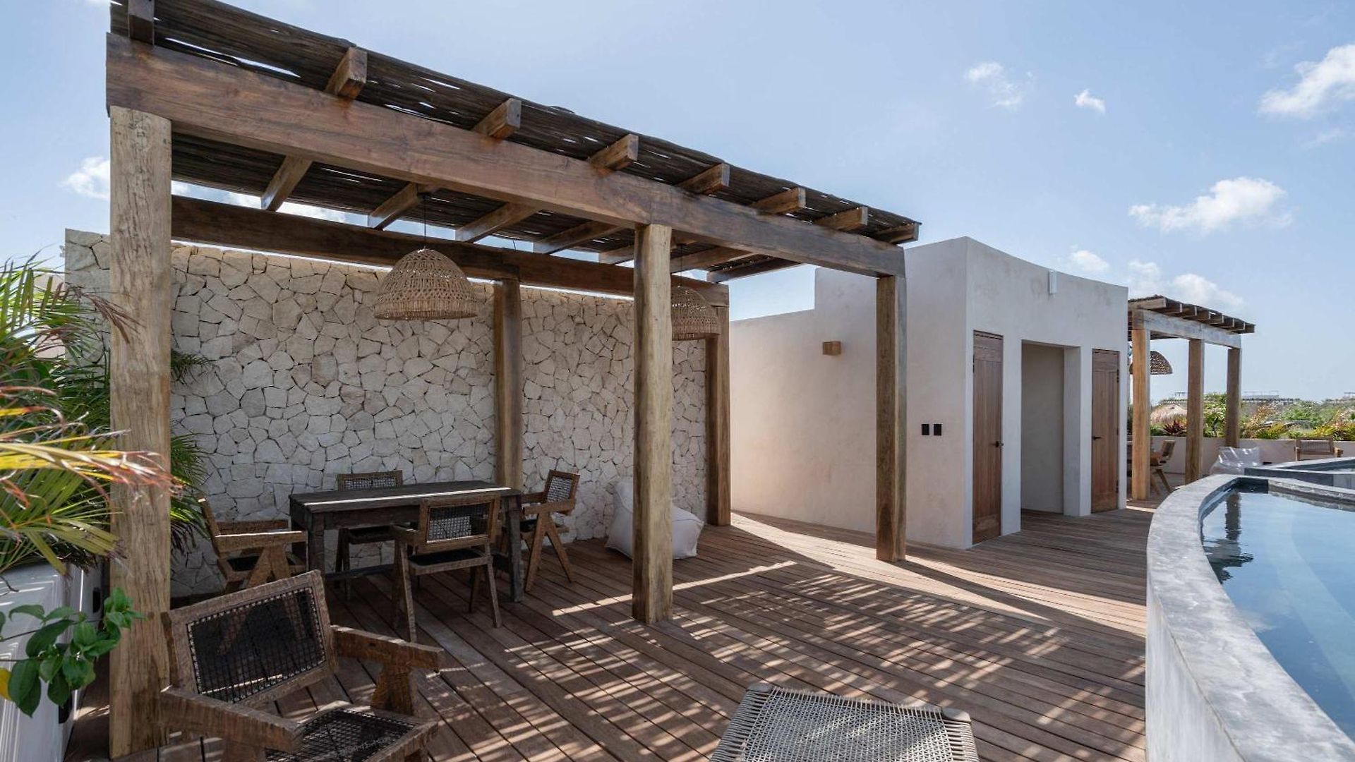 Chic 3br - 2 Pools With Rooftop Pool Modern Boho Design * Tulum
