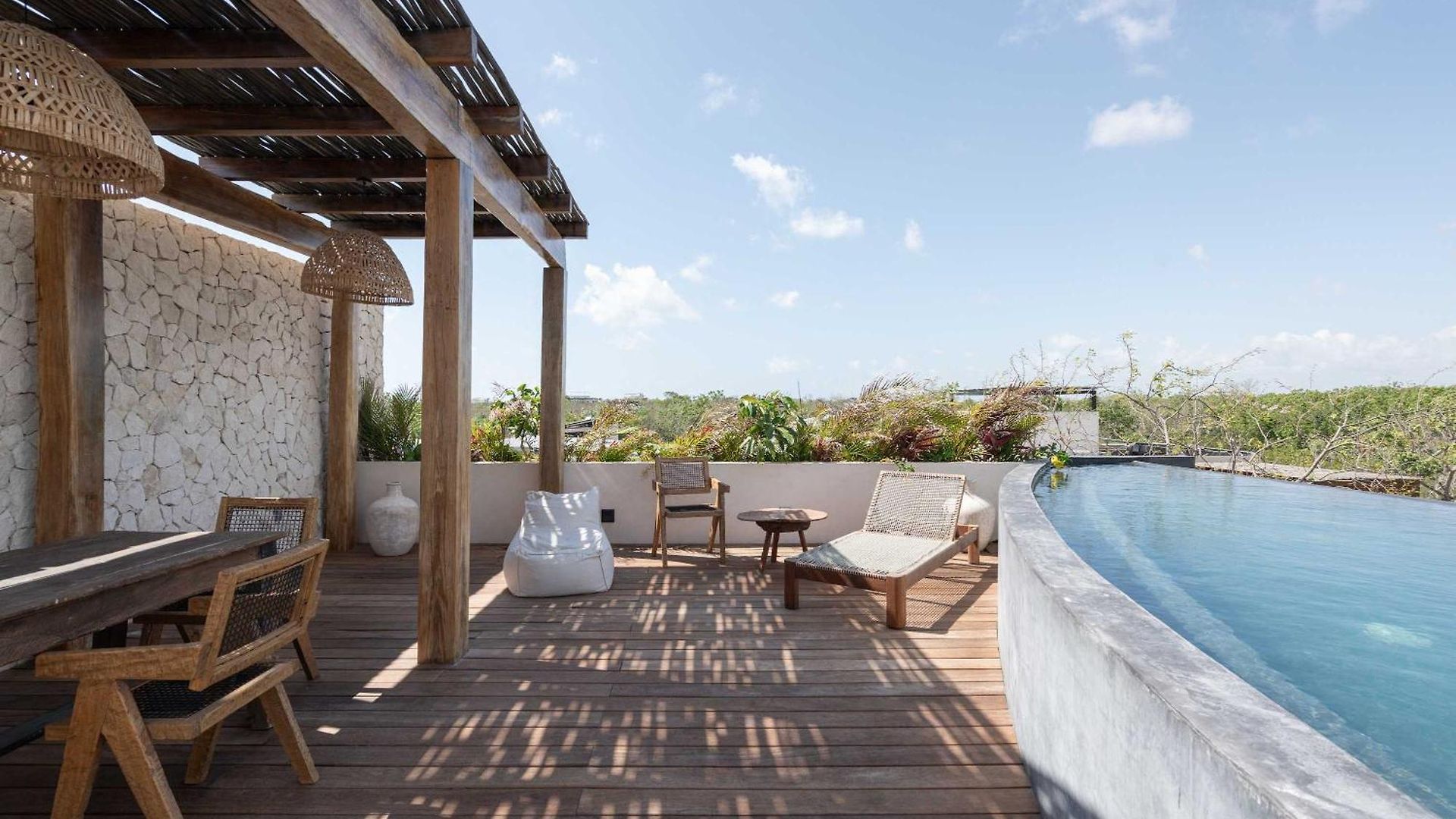 Chic 3br - 2 Pools With Rooftop Pool Modern Boho Design * Tulum
