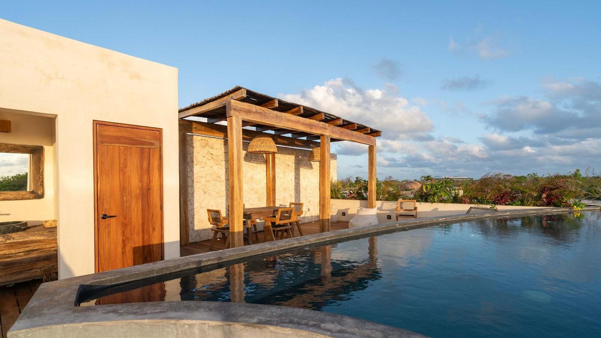Chic 3br - 2 Pools With Rooftop Pool Modern Boho Design Tulum