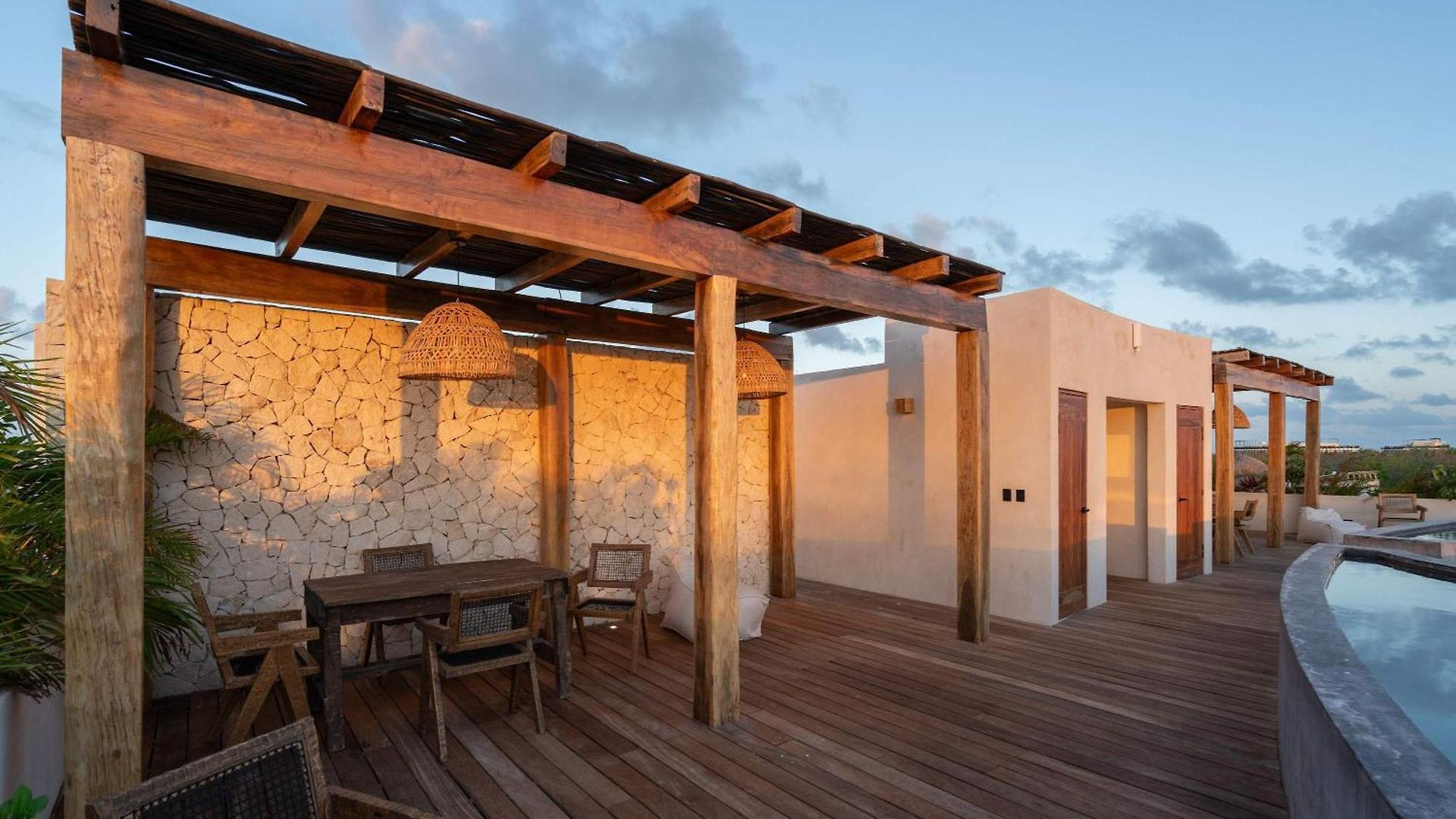 Chic 3br - 2 Pools With Rooftop Pool Modern Boho Design Villa Tulum