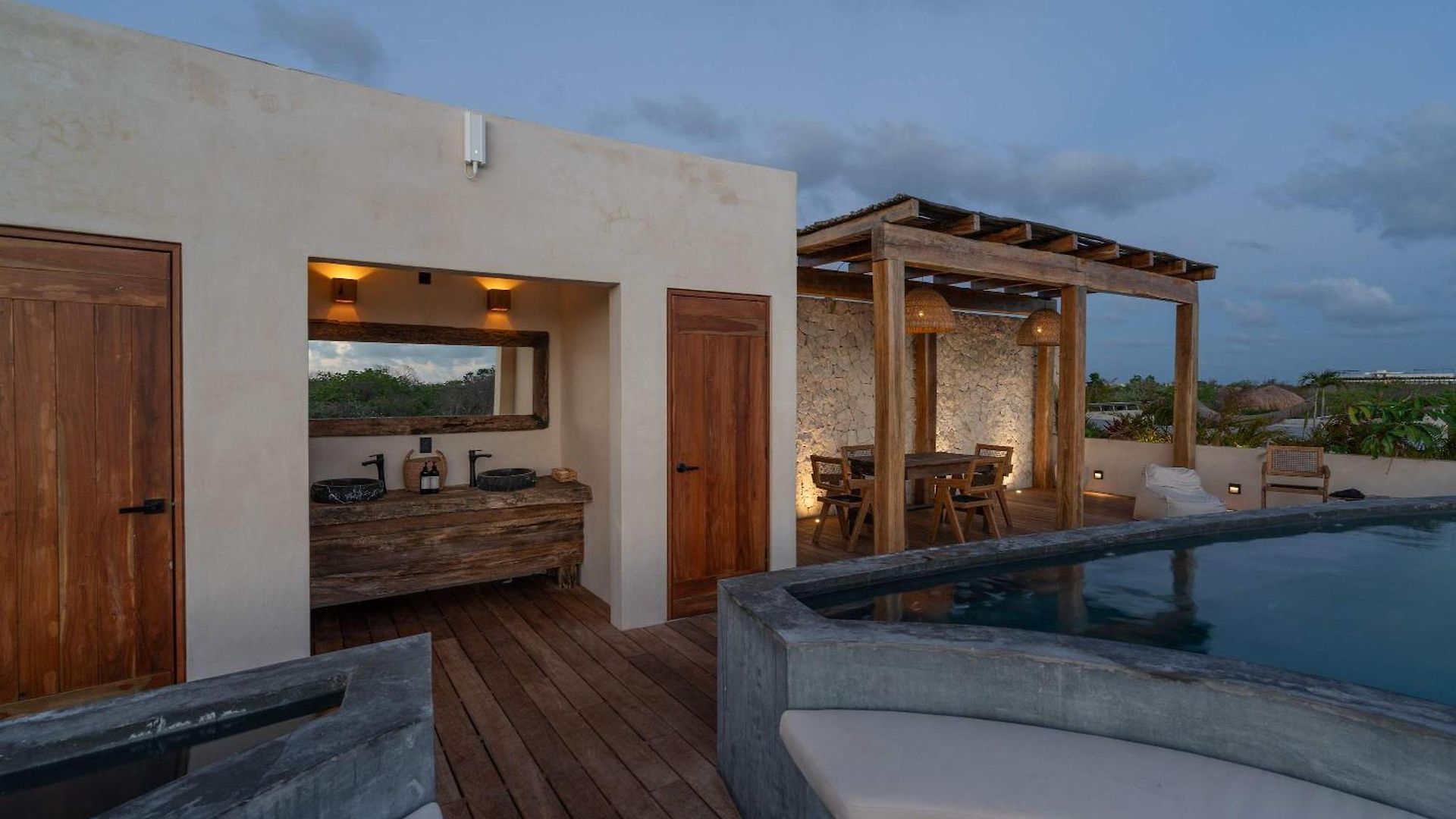 Chic 3br - 2 Pools With Rooftop Pool Modern Boho Design Tulum