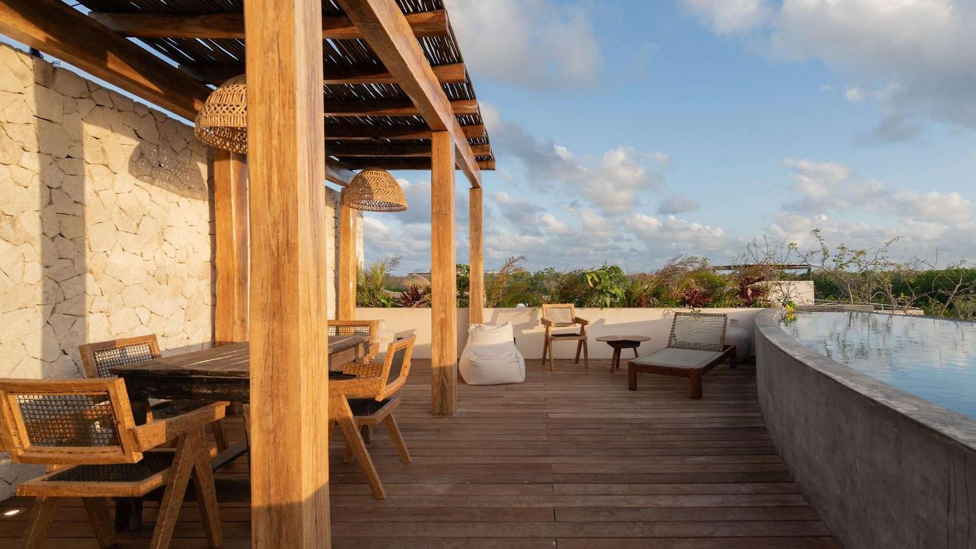 Luxe 3br - Two Private Pools Including Rooftop Modern Boho Style *