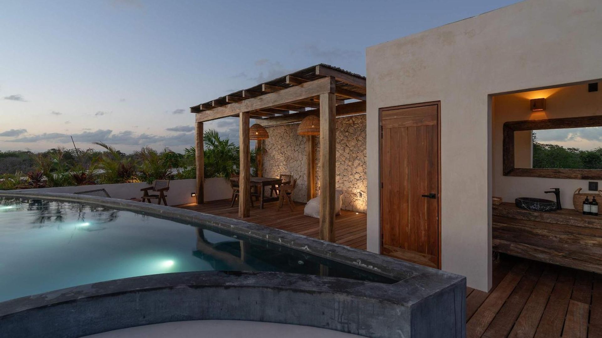 Luxe 3br - Two Private Pools Including Rooftop Modern Boho Style Villa Tulum