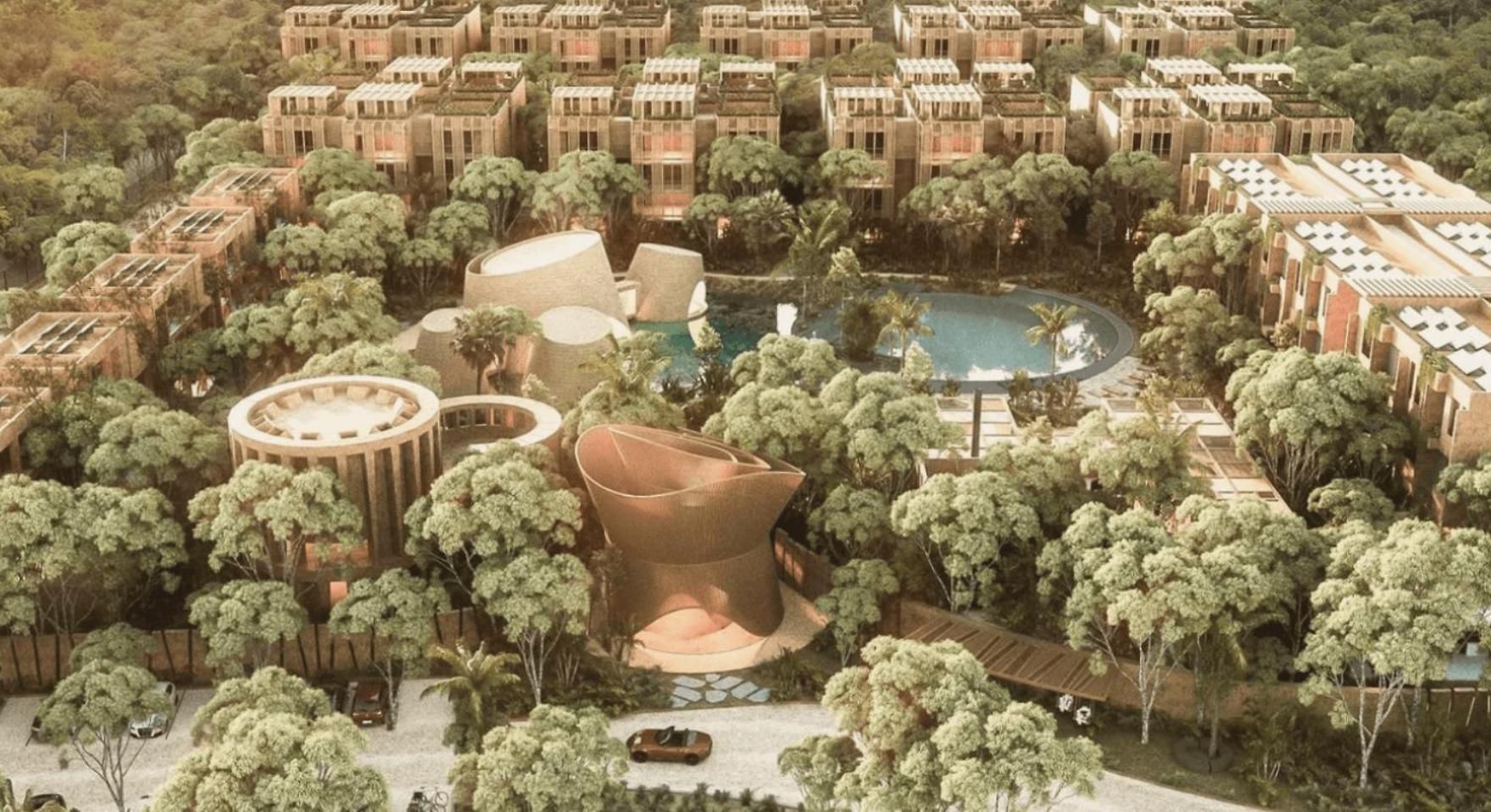 Apartamento Exclusive In Aldea Zama Aflora Luxury Loft Co Working Pools Gym Tulum