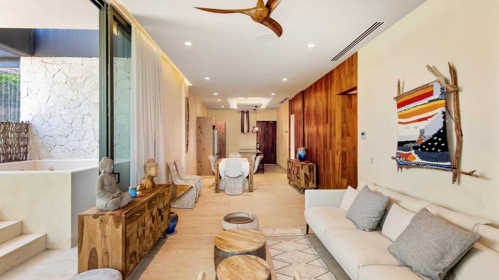 Modern Retreat With Private Garden And Jacuzzi Apartment Tulum
