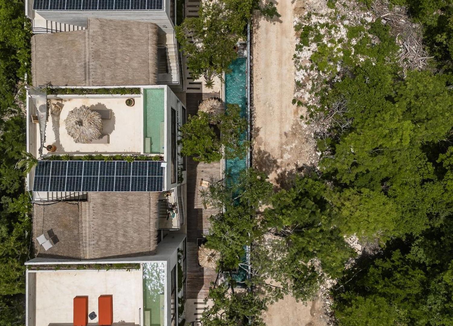 Kinich Nah - 2 Bedroom Penthouse Rooftop And Pool Amazing Jungle View Apartment Tulum
