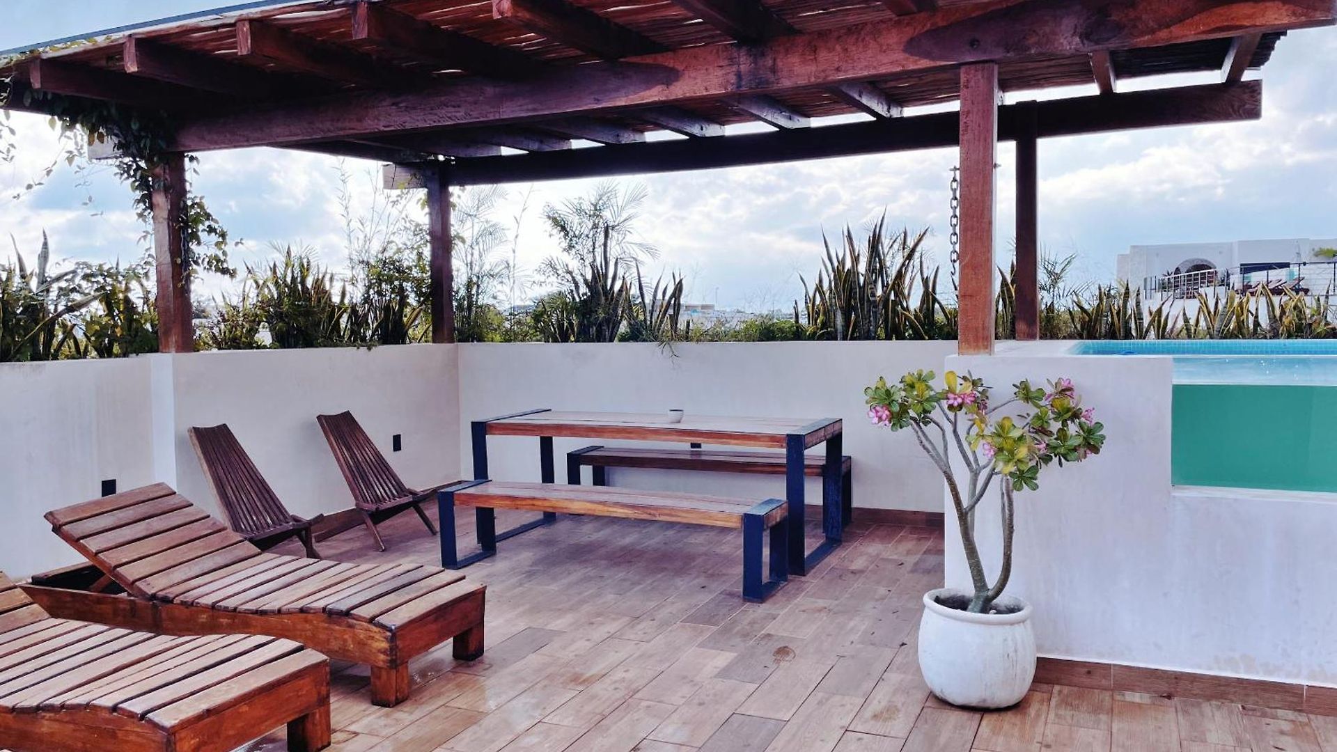 Villa 4 Bedroom Deluxe Penthouse With Private Roof Garden With Pool In Aldea Zama Tikal 17 *
