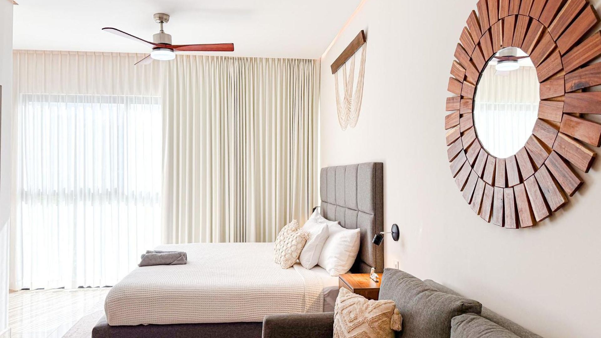 Apartment Aldea Zama King Bed Sofa Kitchen Full Gym Wifi Cinema Tulum